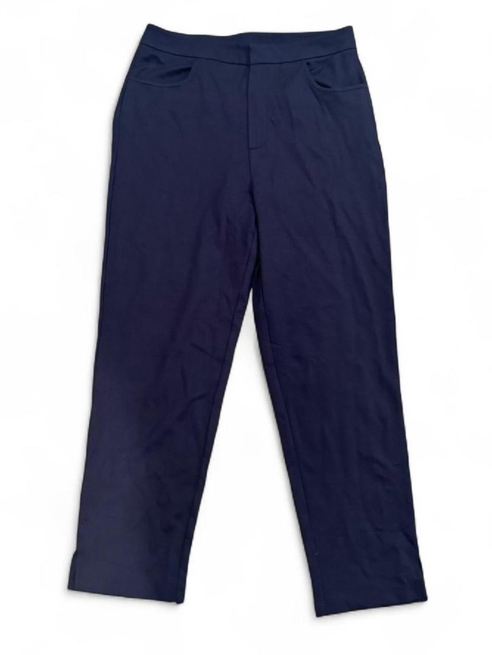 VENUS Navy Pull-On Stretch Chinos for Men